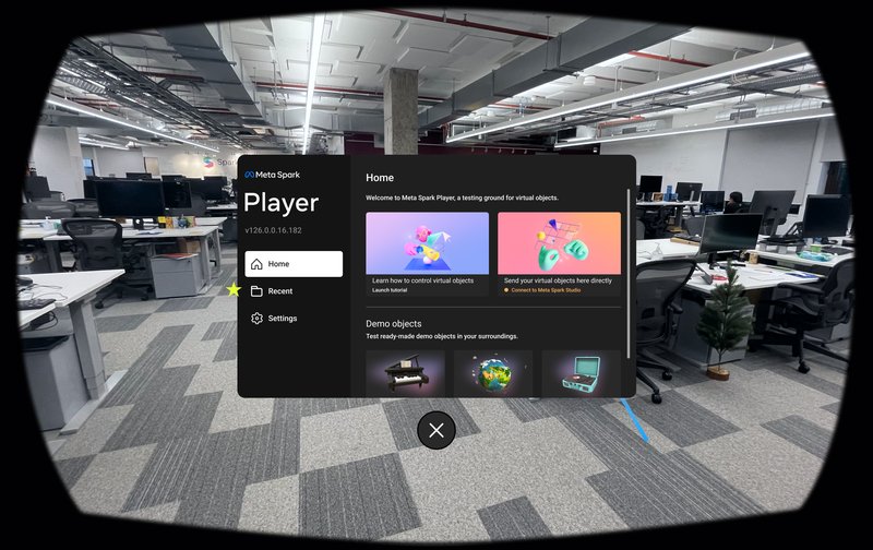 Creator Tools in Mixed Reality Interface
